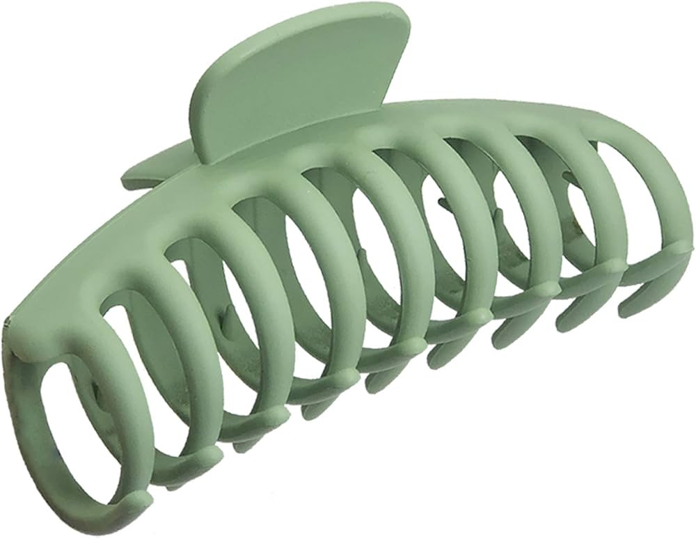 OWIIZI Big Claw Clips, 4.3″ Matte Large Hair Claw Clips Non-Slip Ponytail Jaw Barrette Strong H... | Amazon (US)