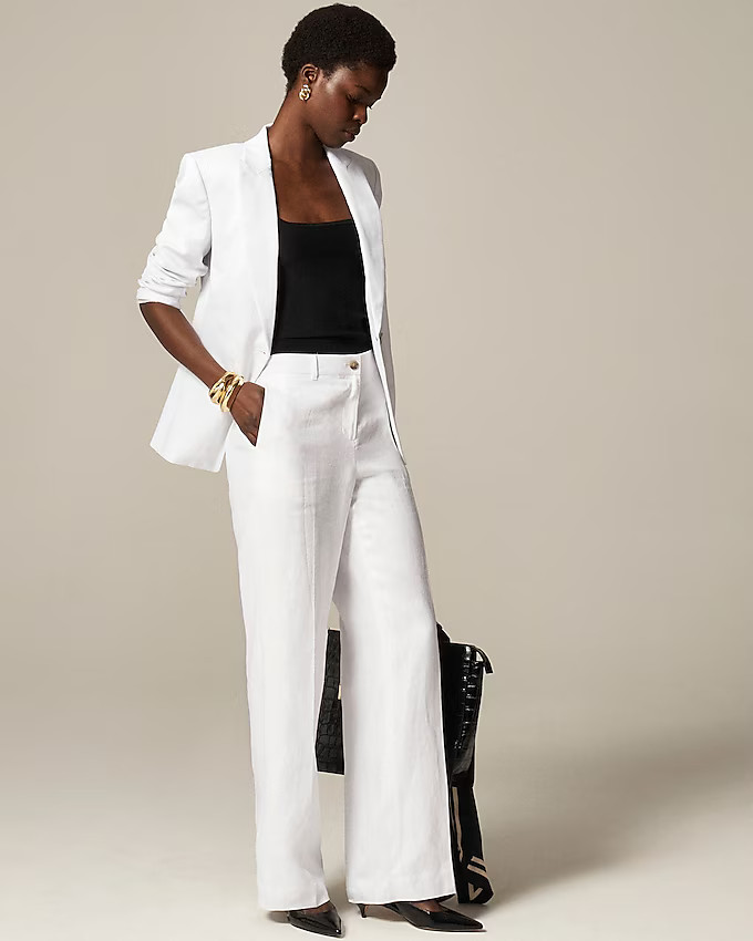 Harbor pant in linen | J. Crew US