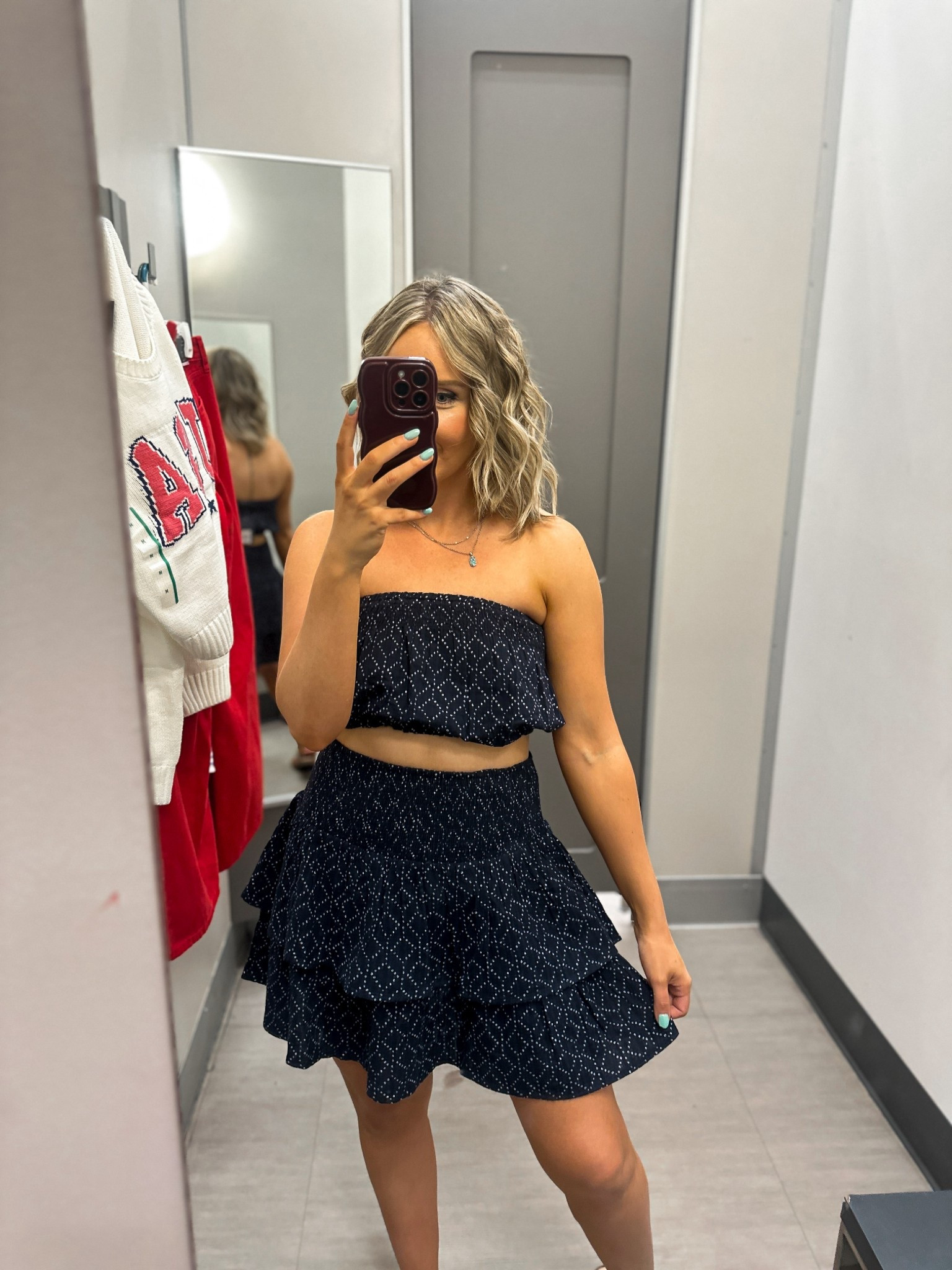 For reference, I'm 5'3” 136 pounds.
Wearing a size medium in all dresses.
Wearing a size 8 in the red shorts.
Wearing a size small in the double lined tube top.
Wearing a size medium in all sweaters. 
Wearing a size medium in the white skort / top.
Wearing a size medium in the blue skirt.
Wearing a size small in the blue top in the two piece set.
Wearing a size 6 in the red pants.
Wearing a size medium in the black and white gingham pants.

Target has the cutest spring and summer outfits!
If you don't already know I am obsessed with rapid fire target hauls & everything here is worth every penny.






Target new arrivals | target new release 2025 | Spring outfit 2025 | affordable fashion | target style | target fashion | target finds | target run / come with me to target | target new release try on | target fashion 2025 | summer fashion 2025 | target haul 2025, simple cute casual outfit, workwear, teacher outfit, date night outfit, athletic wear, 4th of July, red white and blue outfits, Memorial Day outfit mom style mom fashion #springoutfits #affordablefashion #targetstyle #targetfashion #targetfinds #springfashion2025 #targetrun #targetnewarrivals #targethaul #targettryon #targetclothes #clothinghaul #targetlife #targetdoesitagain #target2025 @targetstyle #ltkstyletip #4thofjuly #redwhiteandblue #momstyle #momoutfits #momoutfit  

#LTKStyleTip #LTKFindsUnder50 #LTKSaleAlert