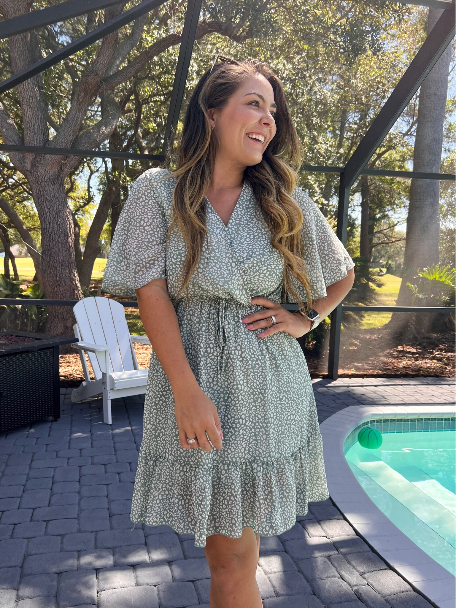 short boho dresses amazon fitted lace wedding dress Milanano Maxi Dresses for Women 2024 Wedding  Guest Cocktail Dress Short Sleeve