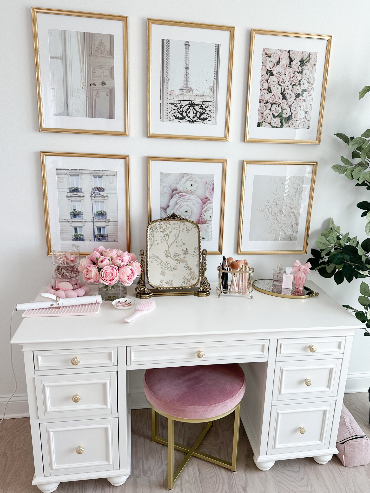 Vanity decor and organization 🌸💕

#LTKhome #LTKsalealert #LTKfindsunder100