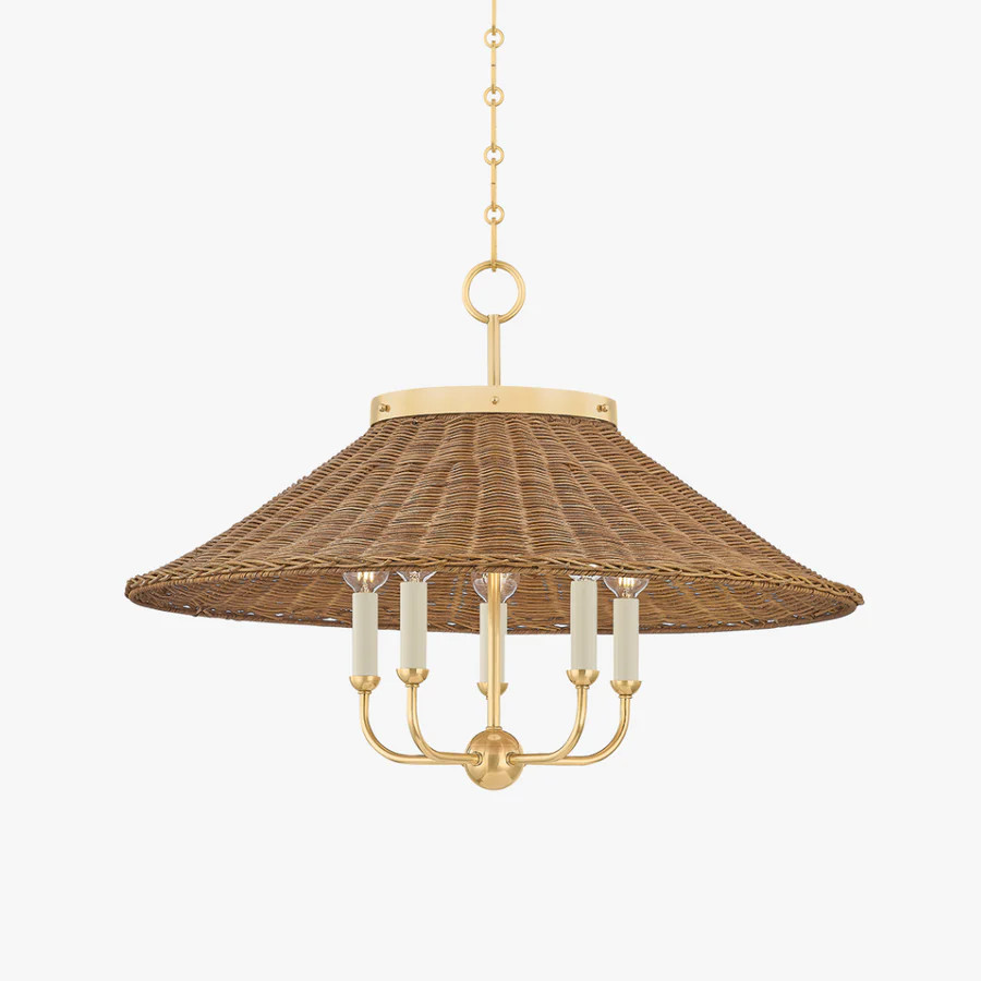 Kensington Rattan Chandelier | Dear Keaton