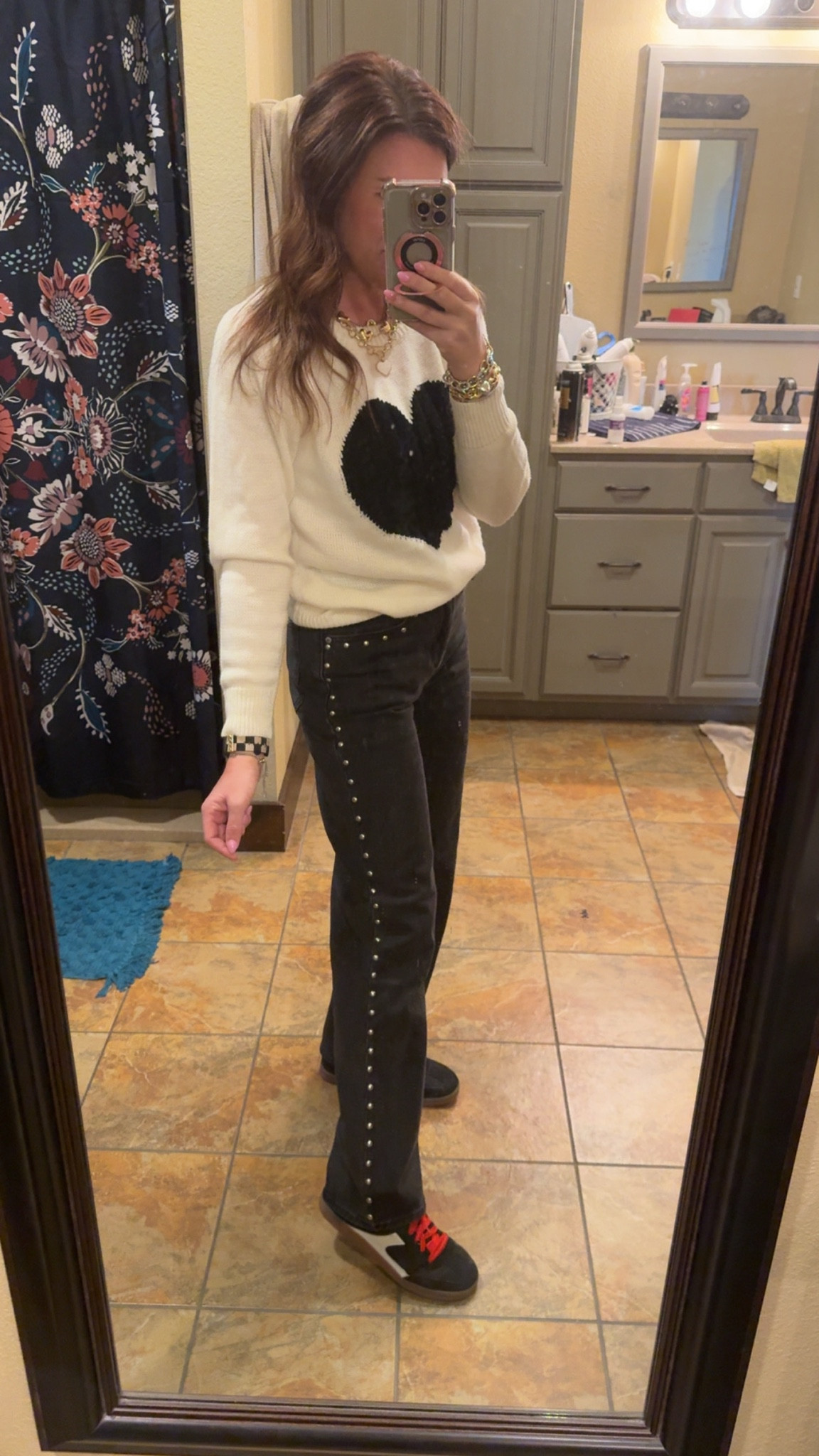 Casual Friday OOTD 🖤🤍 SALE on the best denim! 

Wearing haze 27 In denim 

Denim | heart | ootd | embellished denim | Abercrombie | Amazon | Walmart 

#LTKOver40 #LTKSaleAlert #LTKStyleTip