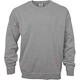 Comfort Colors Men's Adult Crewneck Sweatshirt, Grey, Medium | Amazon (US)