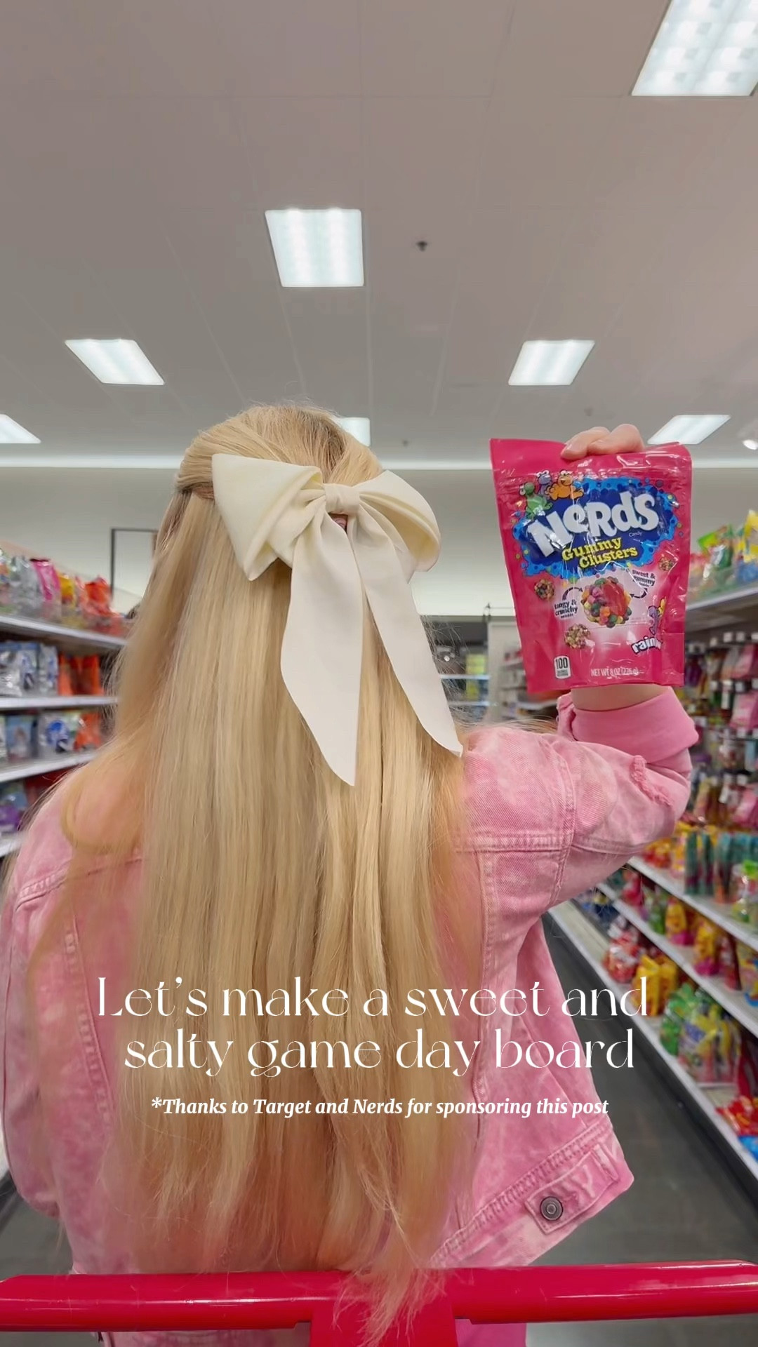 #Ad 🏈✨ Add a sweet surprise to your game day snacks! NERDS Gummy Clusters are the perfect touch - these crunchy, tangy, and sweet clusters bring an unexpected thrill to your snack lineup. 🩷🧡 Gather the whole family and savor the joy of sharing NERDS Gummy Clusters - a treat that’s sweet to eat and fun to share! 🌟🍬

@Target @NerdsCandy
#Nerds #BigGame #Snacks #Target #TargetPartner


#LTKSeasonal #LTKstyletip #LTKfindsunder50