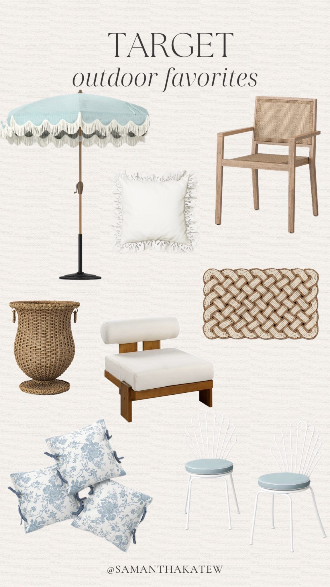 Target outdoor, Studio McGee, neutral outdoor furniture, patio 

#LTKHome #LTKdayinmylife