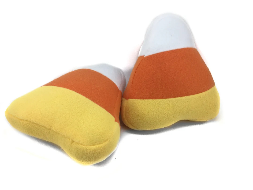 Candy Corn Squeaky Plush Dog Toy | Etsy (US)