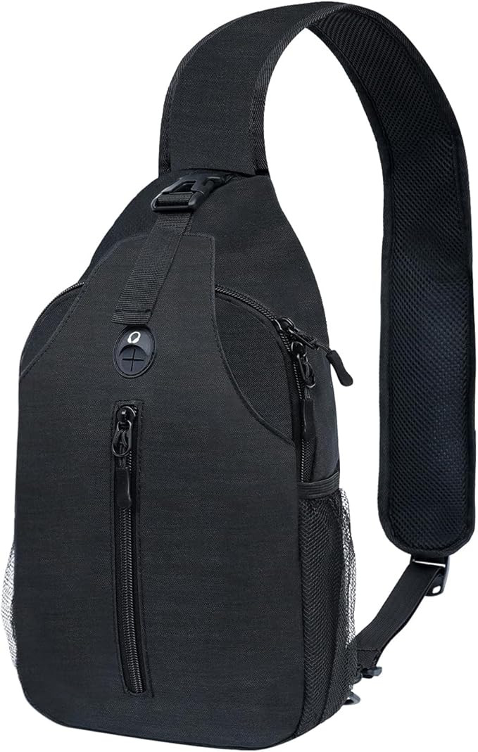 Monoki Sling-Bag Crossbody-Bag Women-Men Backpack-Daypack - Hiking Chest Travel with Water Bottle... | Amazon (US)