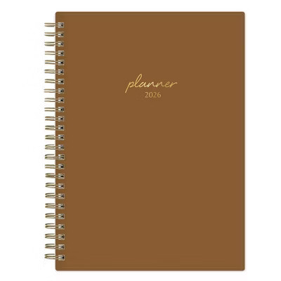 Blue Sky 2026 Weekly/Monthly 15 Months Planning Calendar and Notes 5.875"x8.625" Mocha Mousse | Target