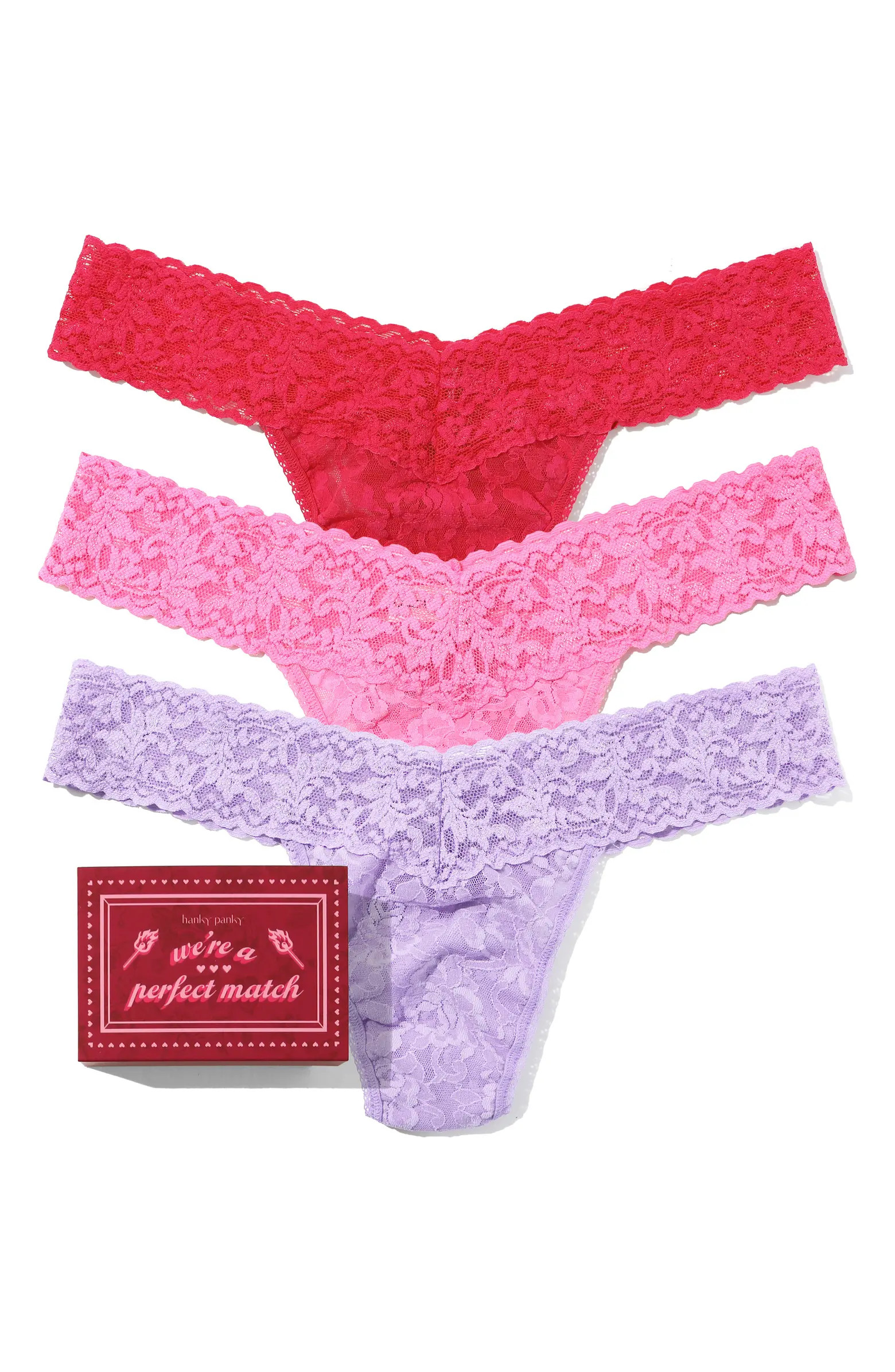 Matchbox Assorted 3-Pack Low Rise Thongs | Nordstrom