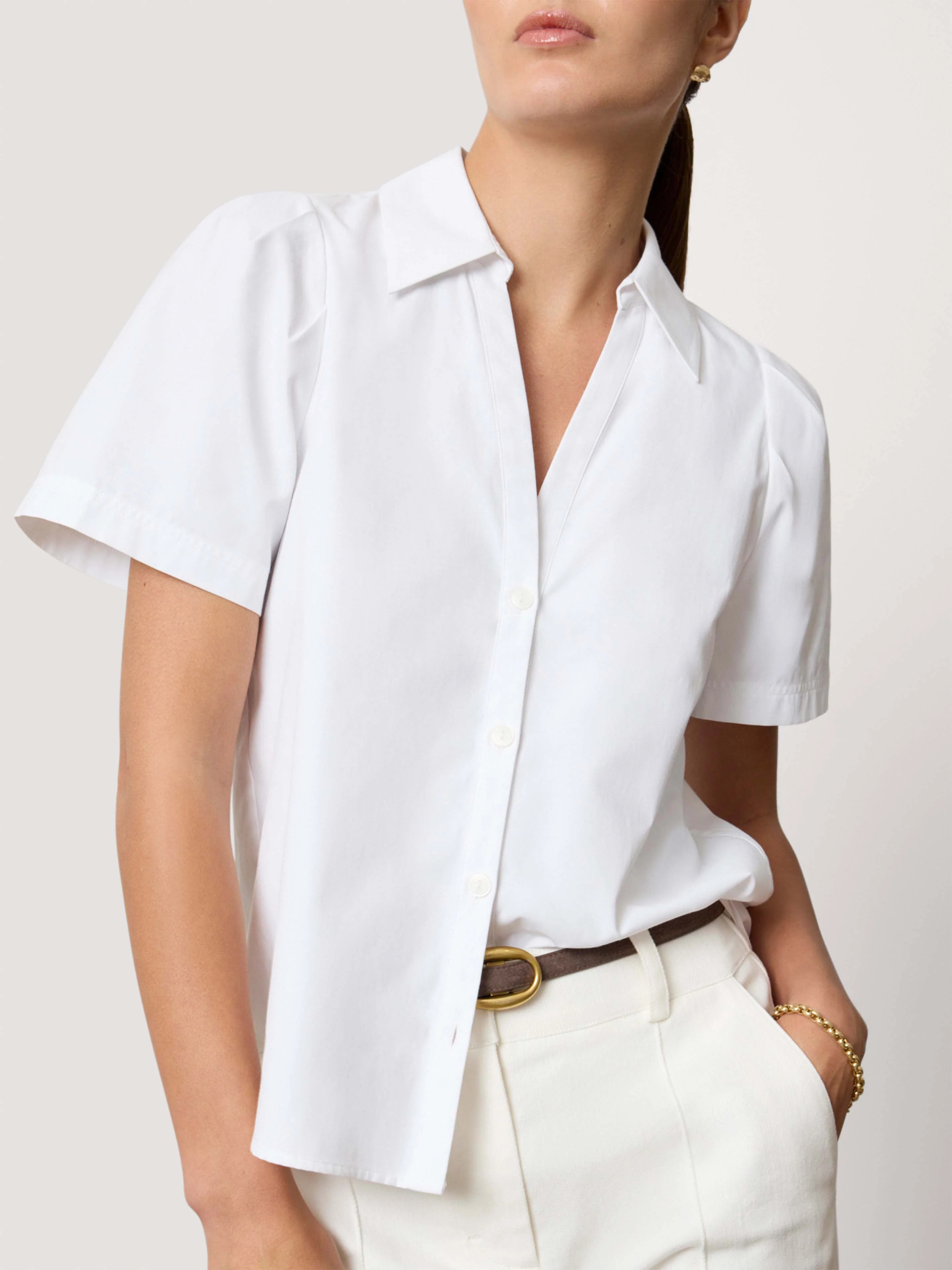 Women's Alina Top in Salt White | Brochu Walker | Brochu Walker