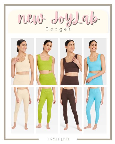 New workout clothes by JoyLab 

Target finds, new at Target, sports bras, leggings, new arrivals , Target style 

#LTKunder50 #LTKfit #LTKstyletip