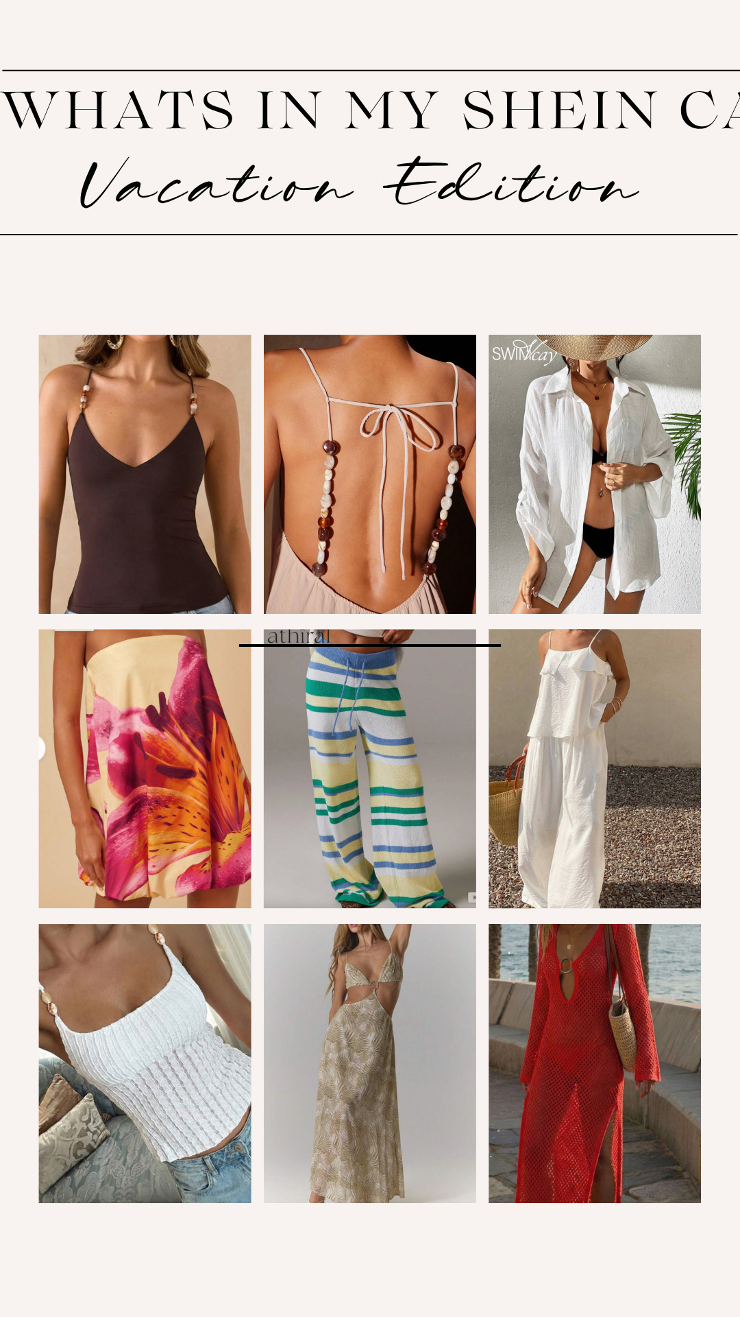 Vacation Outfits on Shein 

 

#LTKootd #LTKSwim #LTKTravel