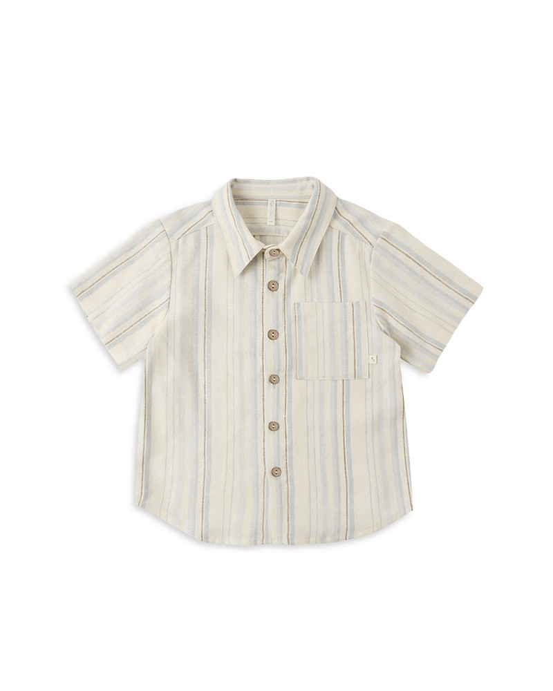 Rylee + Cru Boys' Striped Collared Short Sleeved Shirt - Little Kid | Bloomingdale's (US)
