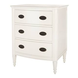 Home Decorators Collection Ashdale 3-Drawer Ivory Nightstand HD-003-NS-IV - The Home Depot | The Home Depot