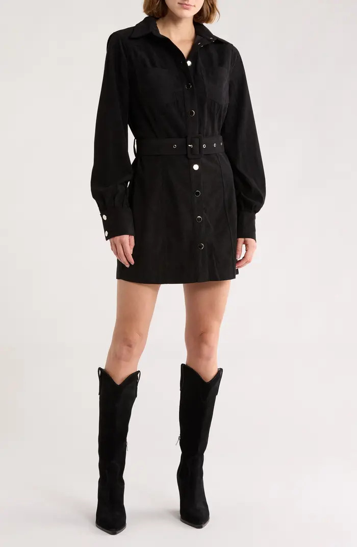 AREA STARS Sosi Long Sleeve Shirtdress | Nordstromrack | Nordstrom Rack