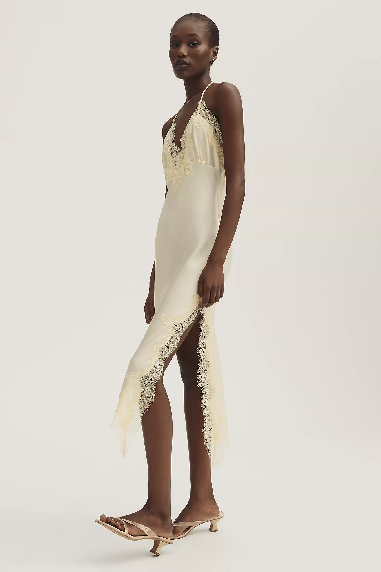 Bardot Silvio Lace-Trim Slip Dress | Anthropologie (US)