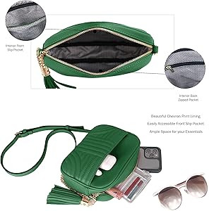 EVVE Stylish Camera Bag Crossbody Bags Shoulder Purse for Women | Amazon (US)