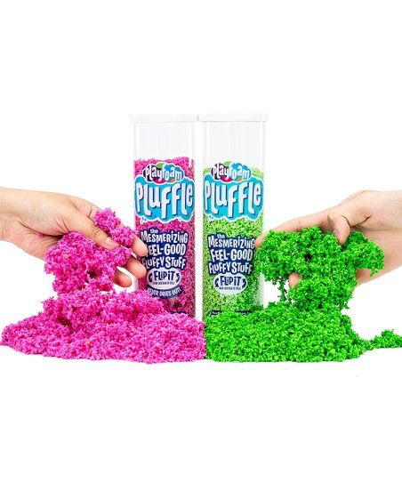 Pink & Green Foam Pluffle™ Set | Zulily