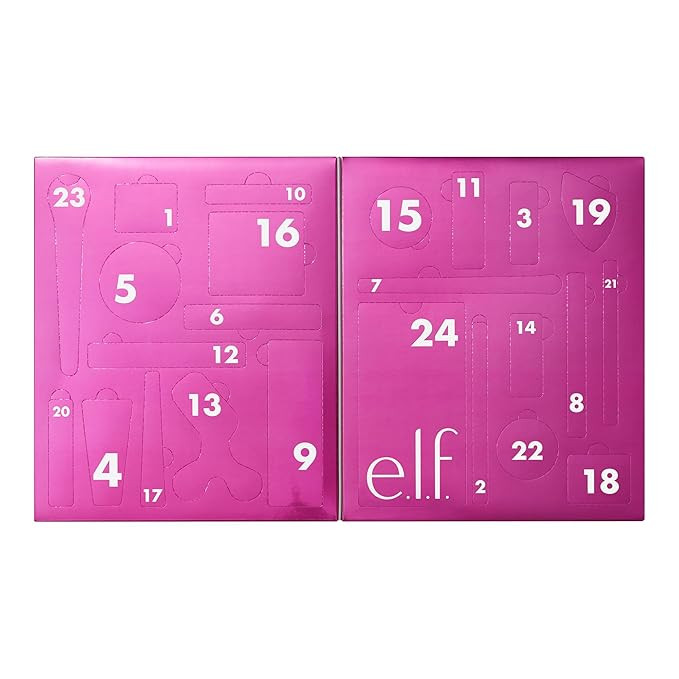 e.l.f. Sleigh the Holidays 24-Day Advent Calendar 2025, Skincare Essentials & Festive Makeup In L... | Amazon (US)