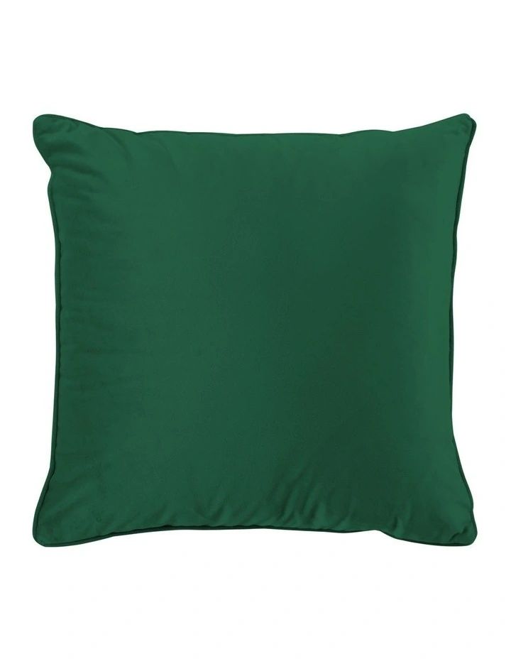 Bronte Velvet Cushion 45x45cm in Emerald Green | Myer