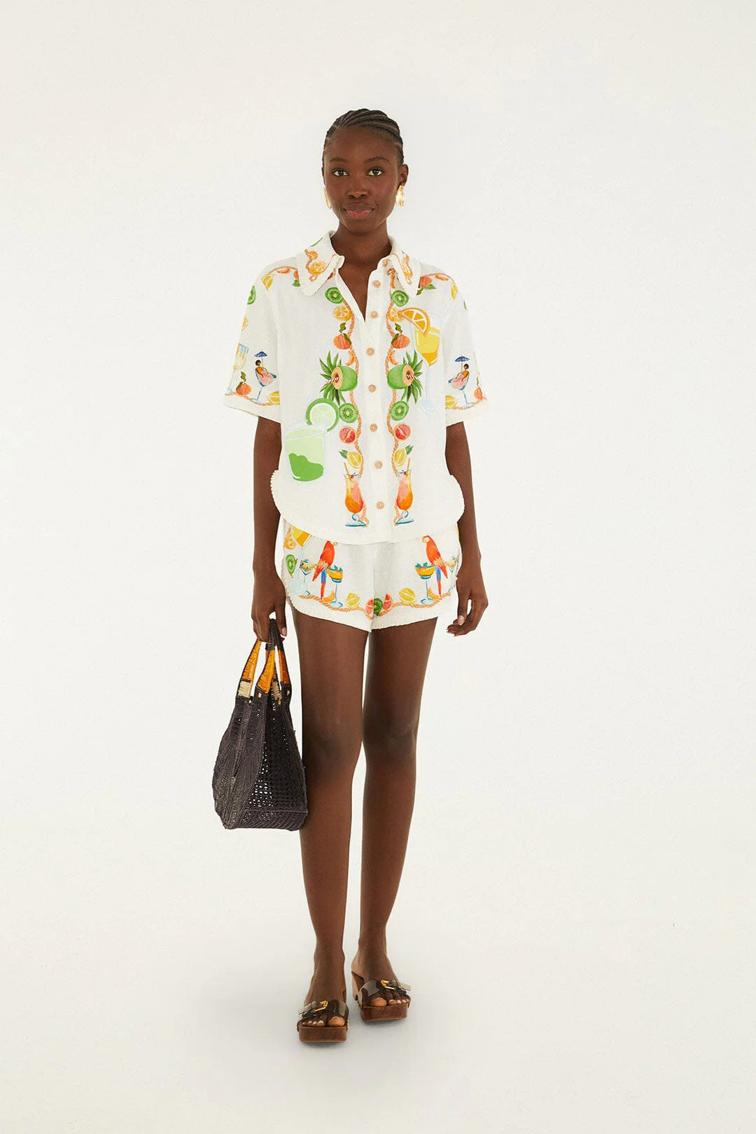 Biricutico Scarf Off-White Short | FARM Rio | FarmRio (US)
