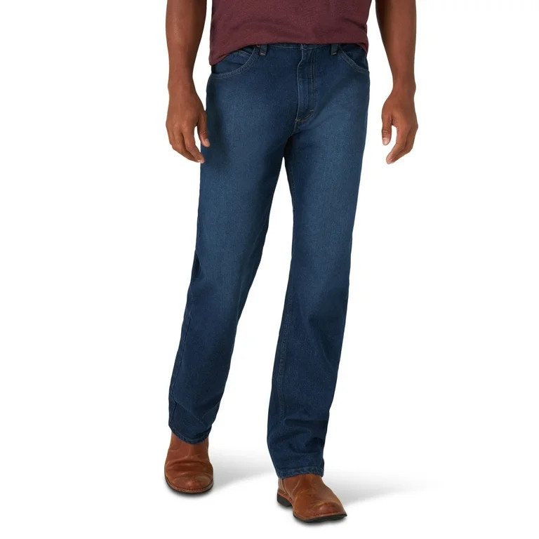 Wrangler Men's and Big Men's Regular Fit Jeans with Flex | Walmart (US)