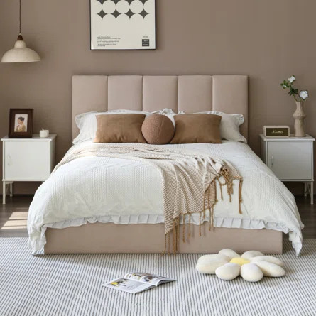 Latitude Run® Juanetta Hydraulic Lift Up Storage Upholstered Platform Bed | Wayfair | Wayfair North America