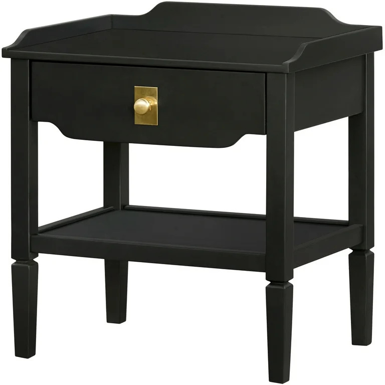 Livabliss x Becki Owens Doheny Gallery Top End Table, 27"H x 24"W x 18"D, Black | Walmart (US)