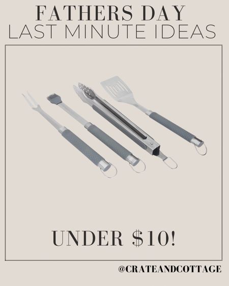 Under $10 for some new grill tools! Perfect for dad! 

#LTKFind #LTKSeasonal #LTKGiftGuide