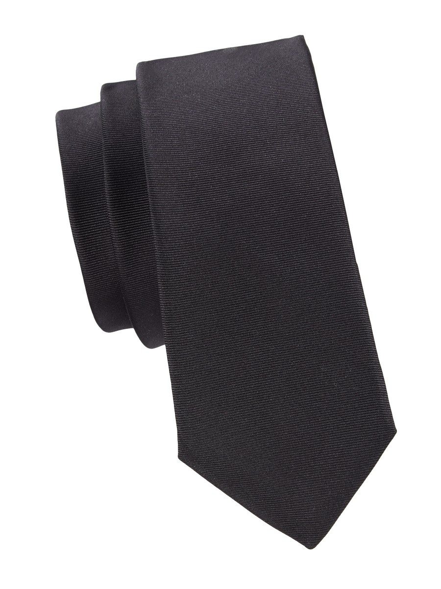 Givenchy Men's Logo Silk Tie - Black | Saks Fifth Avenue OFF 5TH