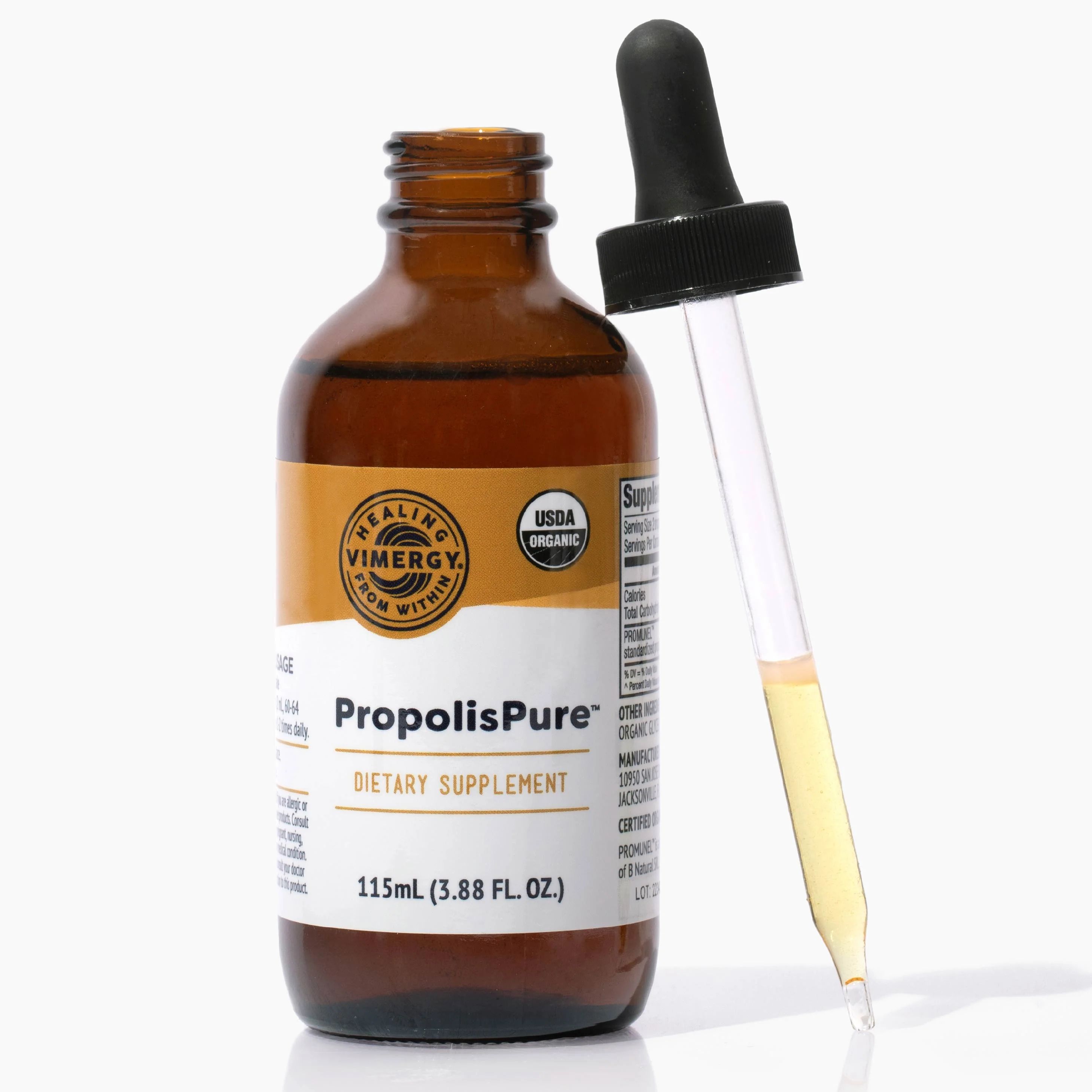 Organic Liquid PropolisPure Supplements | Immune Support | Vimergy