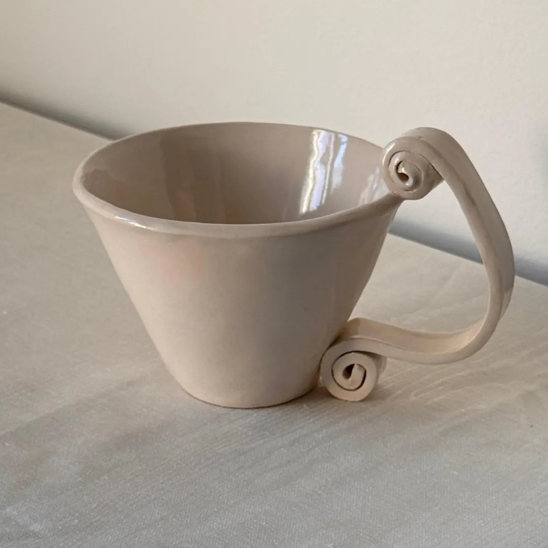 Ceramic Scroll Latte Mug - Customizable | Etsy (Global)