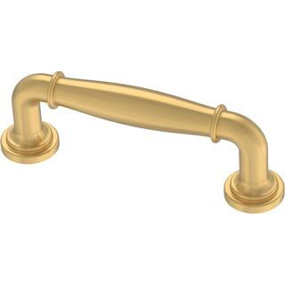 Liberty Classic Elegance 3 in. (76 mm) Classic Modern Gold Cabinet Drawer Bar Pull P38471C-117-CP... | The Home Depot