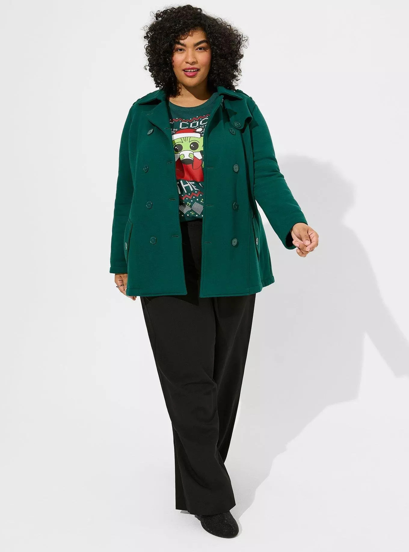 Fleece Peacoat | Torrid (US & Canada)