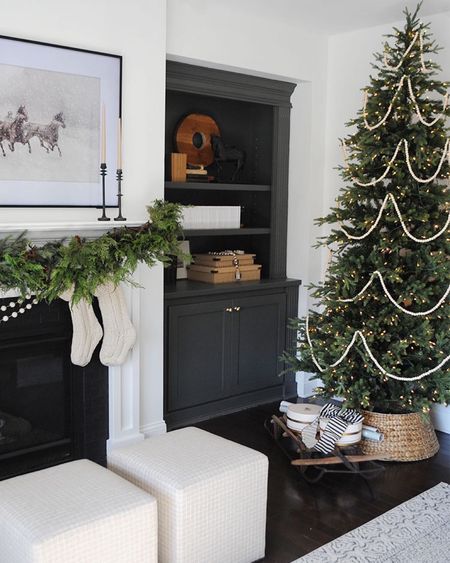 Christmas in our living room… #christmas #christmastree #stockings #christmasmantel

#LTKSeasonal #LTKhome #LTKHoliday