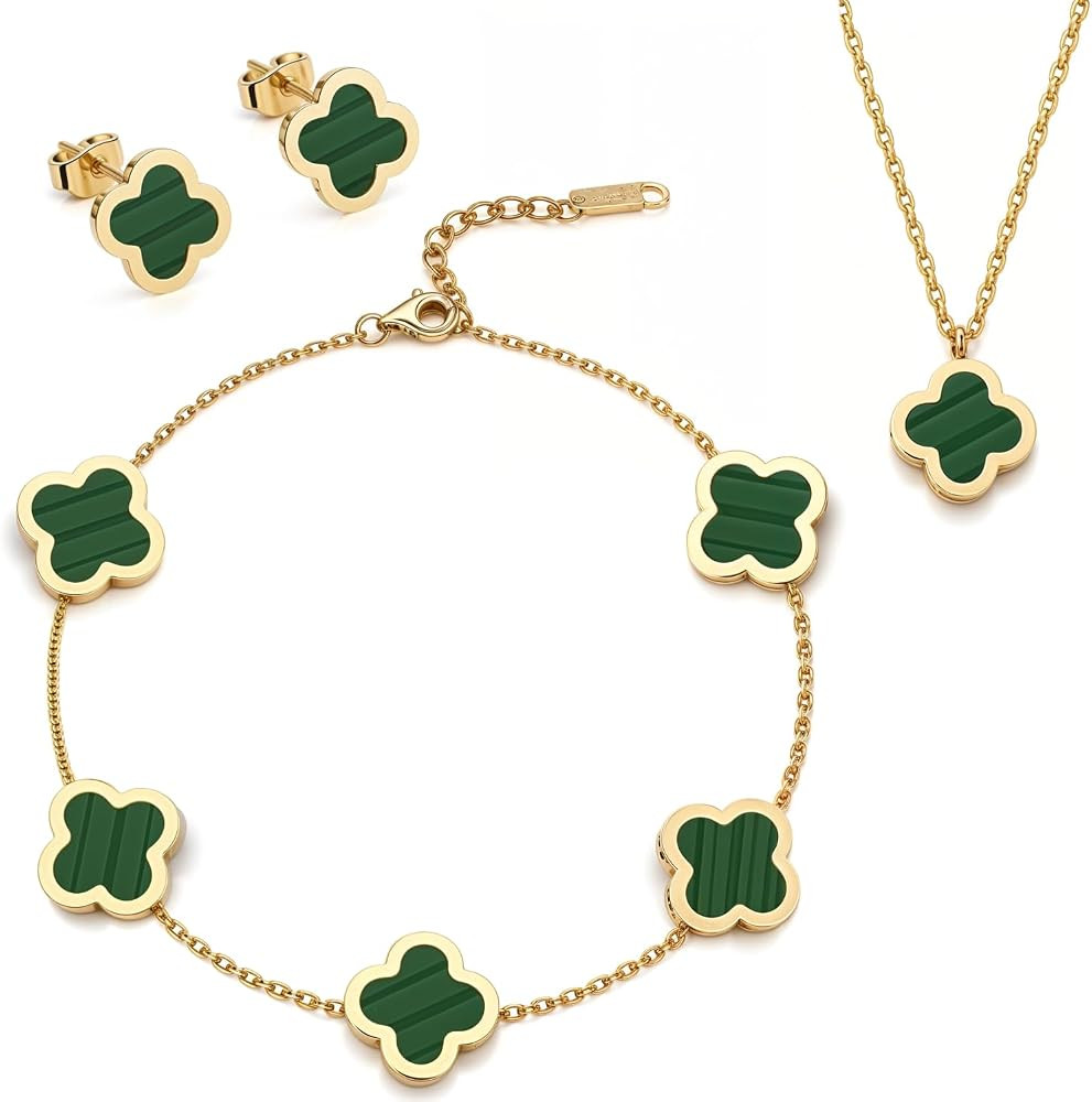 Jewelry Set for Women | Designer Jewelry Set for Women | Lovely Gift - Green | Amazon (US)