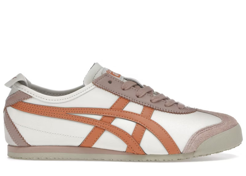 Men's Onitsuka Tiger Mexico 66 Sneakers in Birch/Rust Orange | StockX