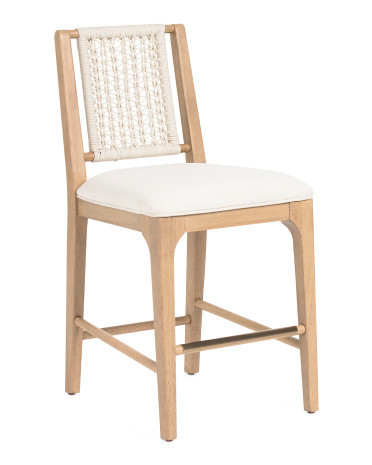 15x38 Rope Woven Counter Stool | TJ Maxx