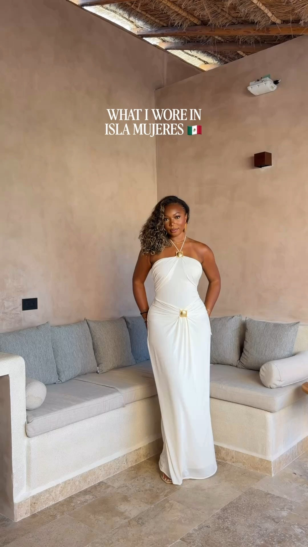 my vacay lookbook! 😍🇲🇽✨

5’9 200 lbs wearing large in everything except the colorful maxi dress. Wearing a XL 😍 and the yellow and white romper wearing a medium!!! 

#LTKTravel #LTKootd #LTKTall