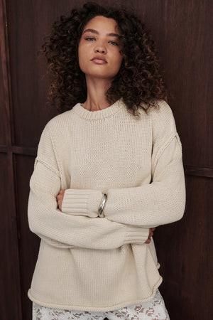 ROY PLASTER OVERSIZED LONGLINE KNIT JUMPER | DISSH
