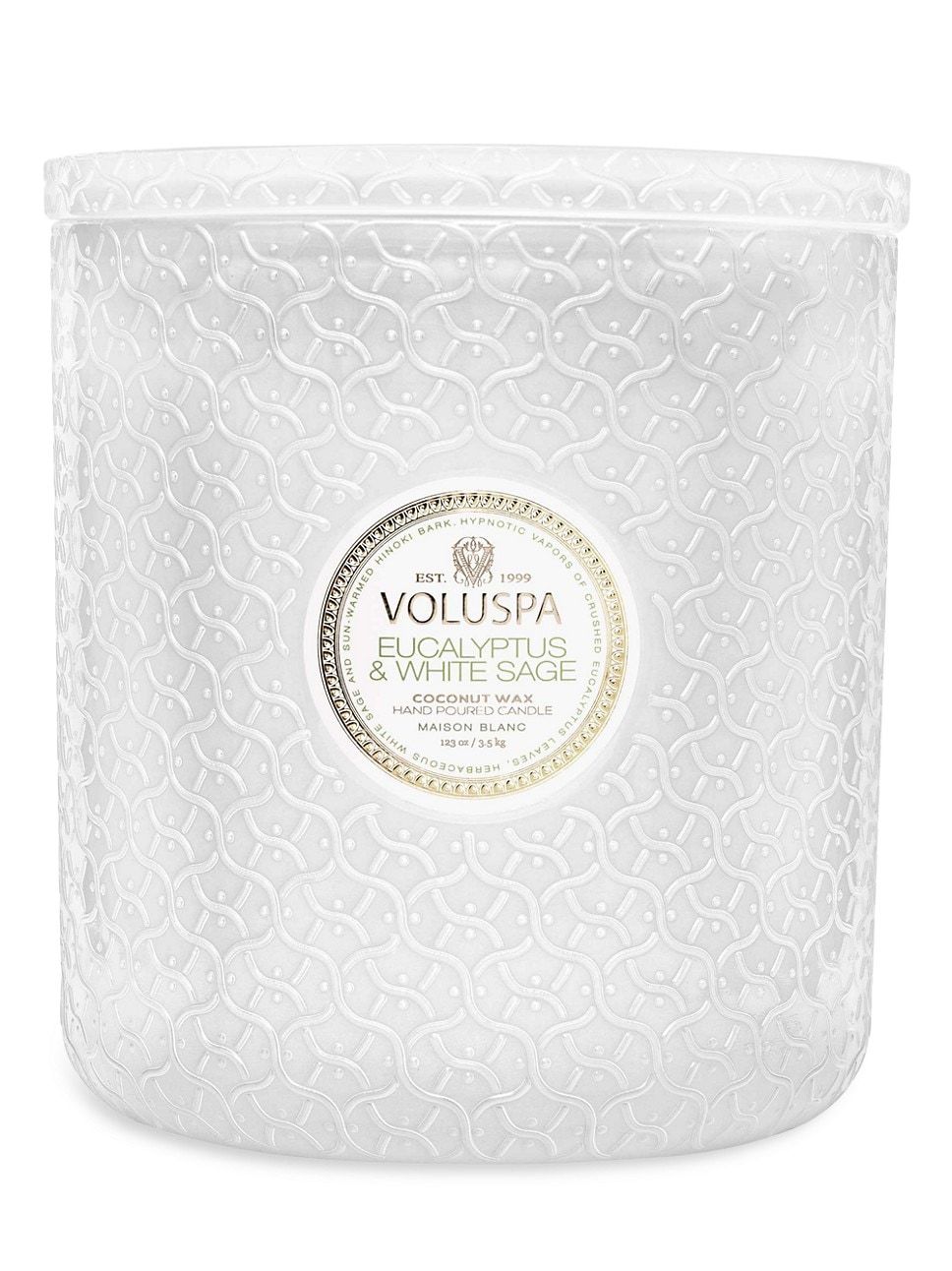 Eucalyptus & White Sage 5-Wick Hearth Candle | Saks Fifth Avenue