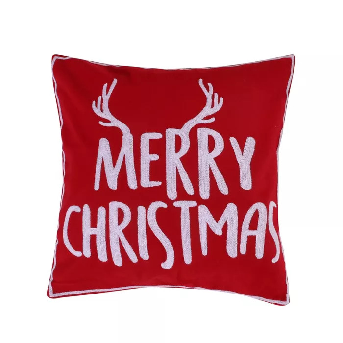 Rudolph Holiday Decorative Pillow Red - Levtex Home | Target