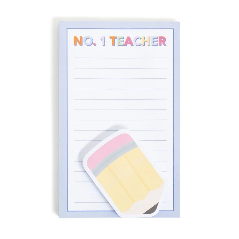 U Brands Bright Minds Sticky Notepad Set - Teacher Themed, 2 Pack | Walmart (US)