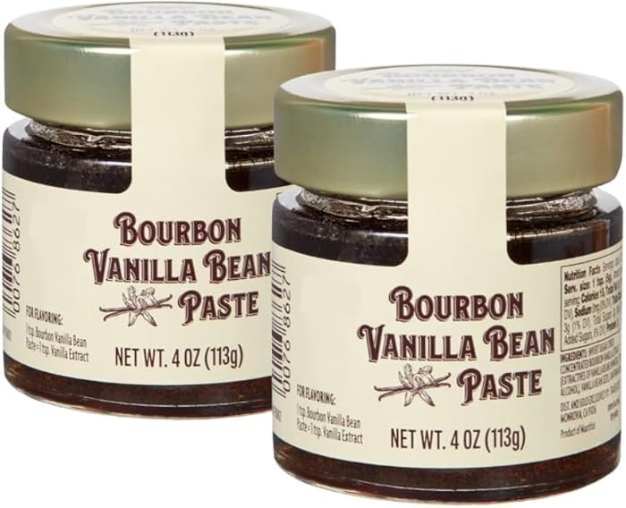 Trader joe's Bourbon Vanilla Bean Paste 4 oz - 2 COUNT | Amazon (US)