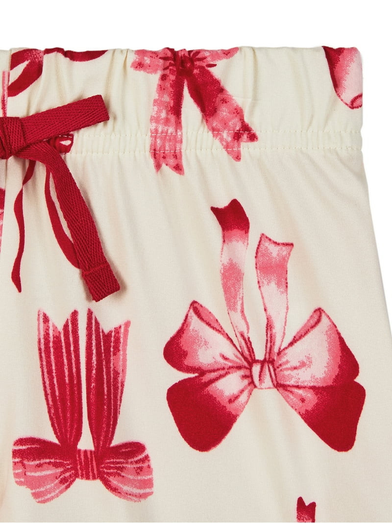 Wonder Nation Girls Short Sleeve Button Front Pajama Top and Shorts Set with Eyemask, 3-Piece, Si... | Walmart (US)