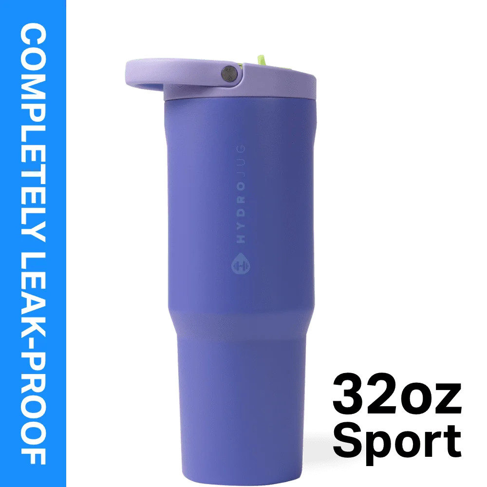 HydroJug Sport - Stainless Steel Tumbler with Straw 32oz, Vacuum Insulated, Leakproof Water Bottl... | Walmart (US)