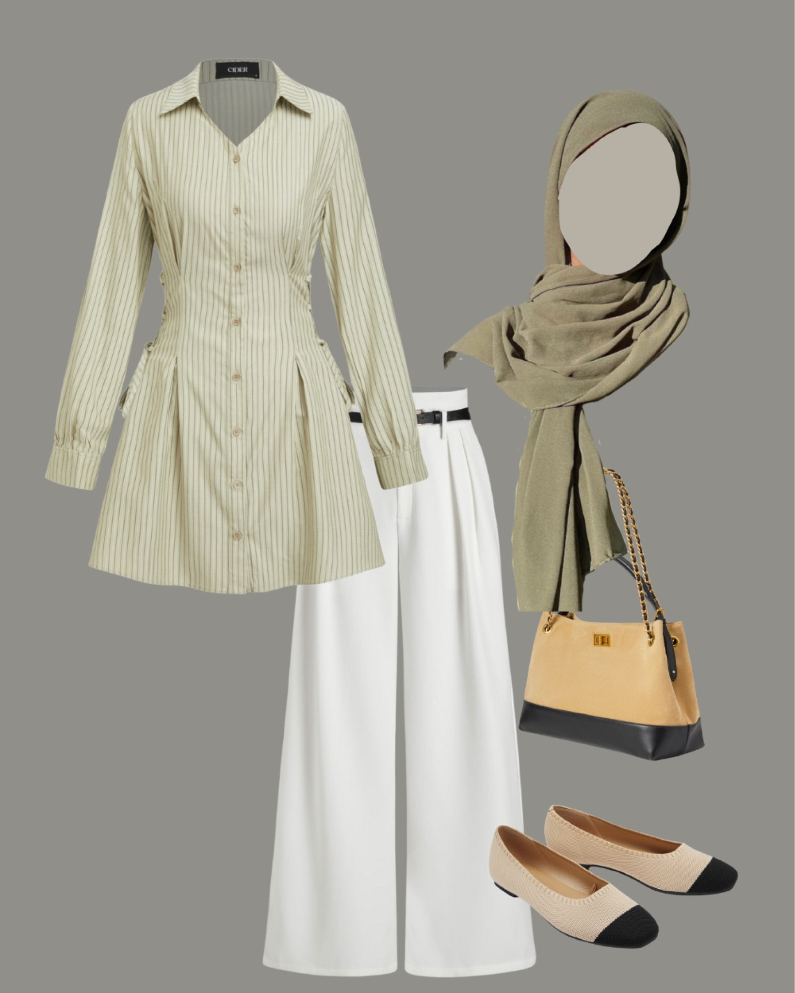 Modest hijabi look for this early autumn days… 