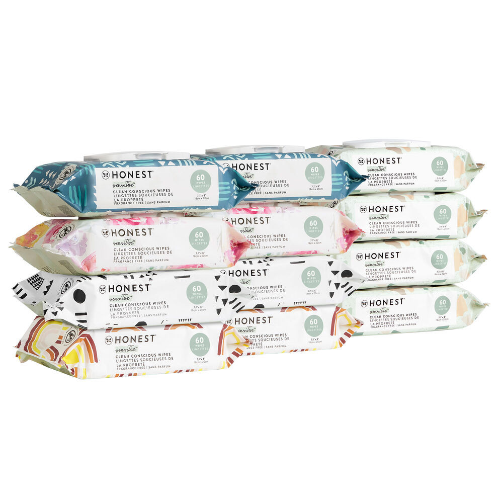 Multi Print, 720 Count Wipes | The Honest Company