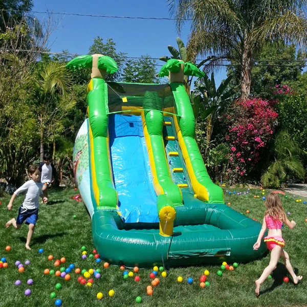DuraLite 9' x 20' Inflatable Water Slide with Air Blower | Wayfair North America